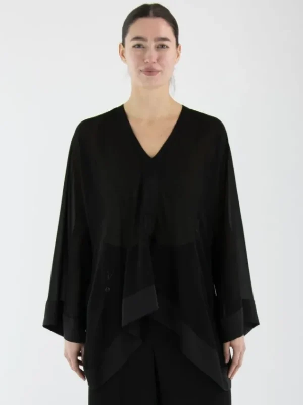 High blouses VOYAGE S50294 Black