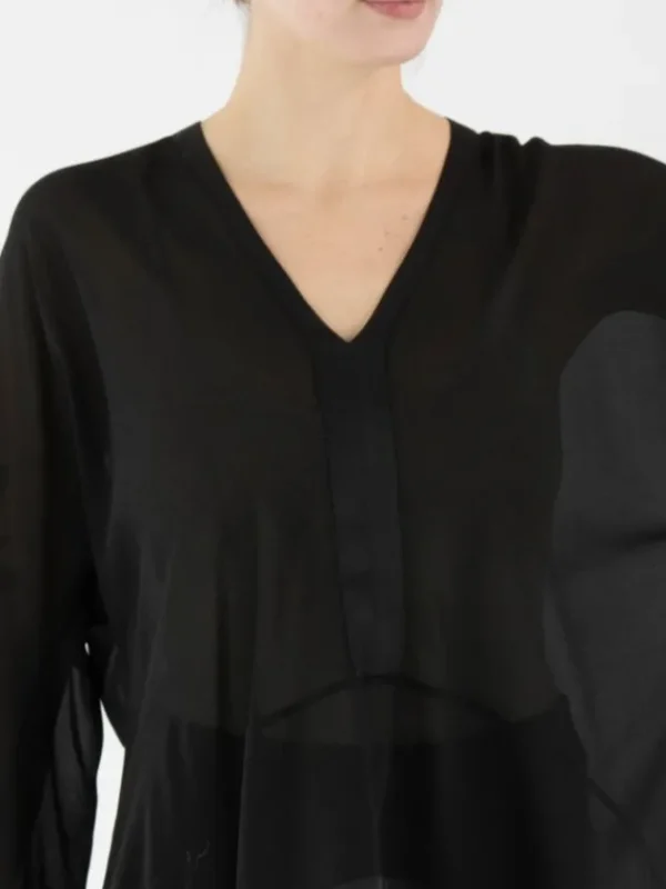 High blouses VOYAGE S50294 Black