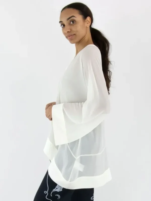 High blouses VOYAGE S50294 Cream White
