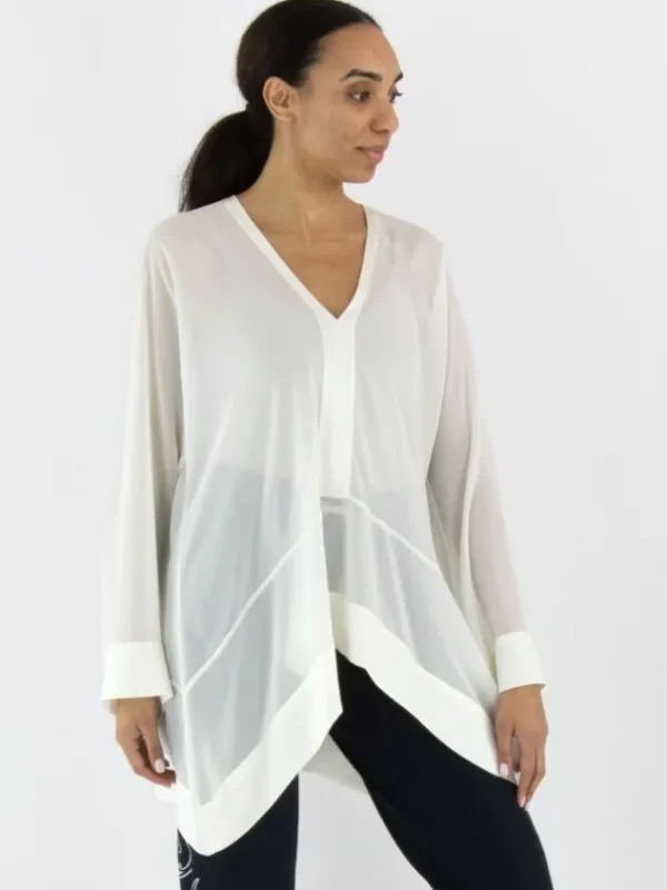 High blouses VOYAGE S50294 Cream White