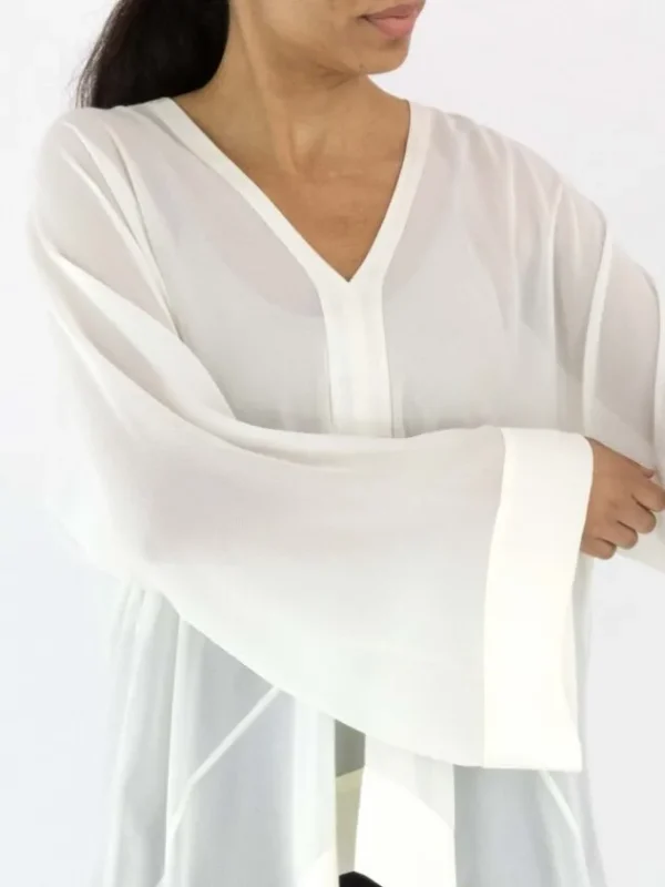 High blouses VOYAGE S50294 Cream White