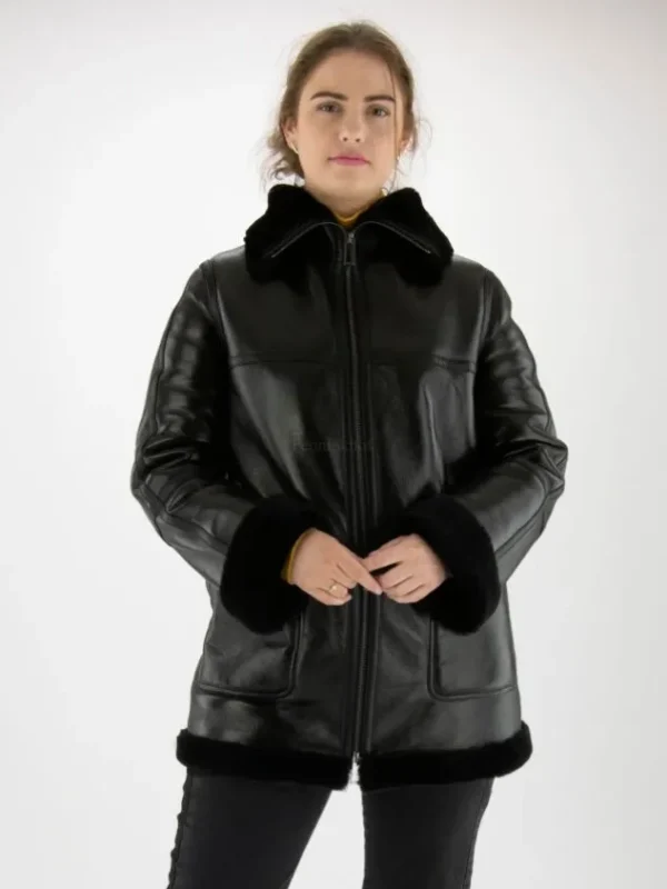 High coats OPPORTUNITY 762120 Black