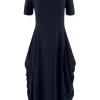 High dresses AT LENGTH S21808 Blue