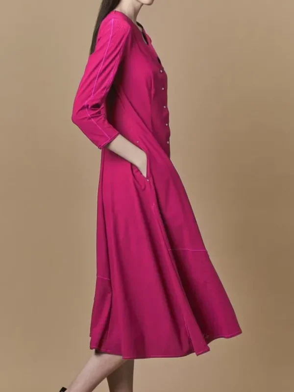 High dresses EXHIBIT S21734 Pink