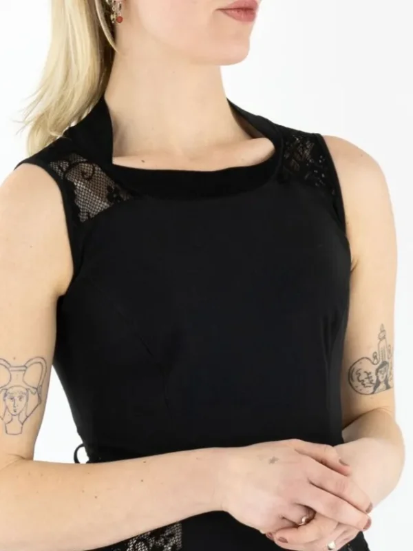 High dresses FAVOUR S21806 Black