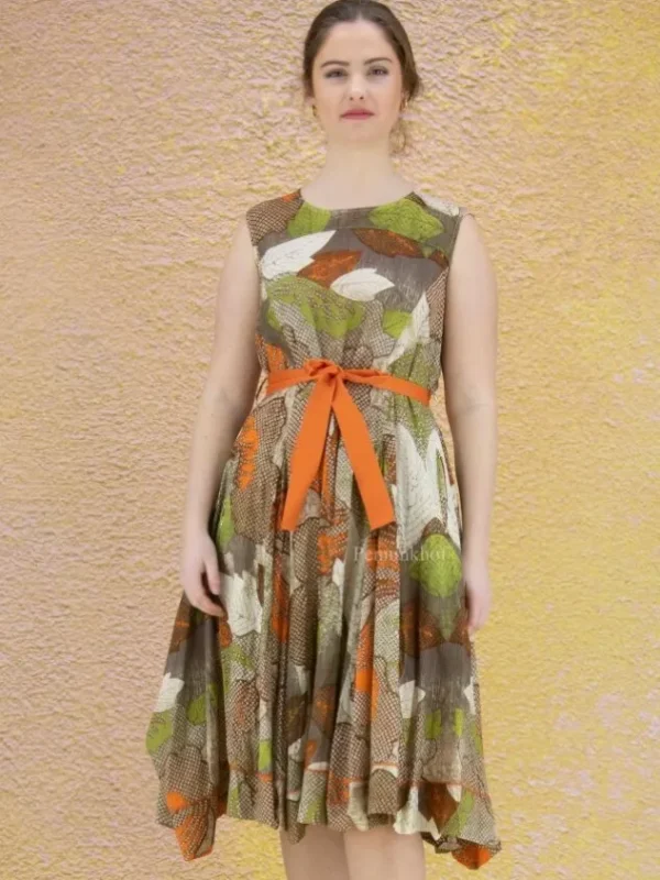 High dresses SONATA 721584 Taupe