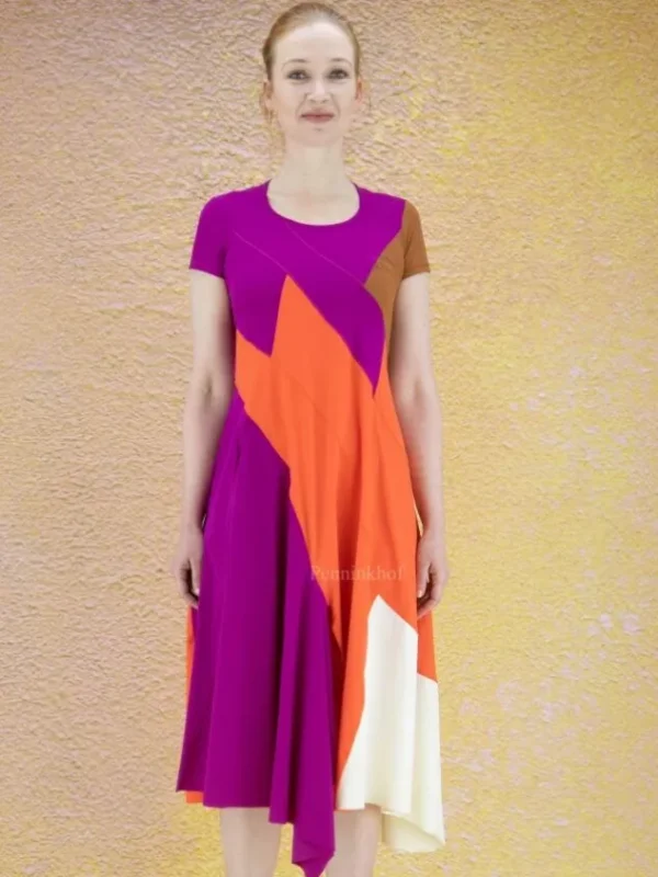 High dresses TEASE S21687 Purple