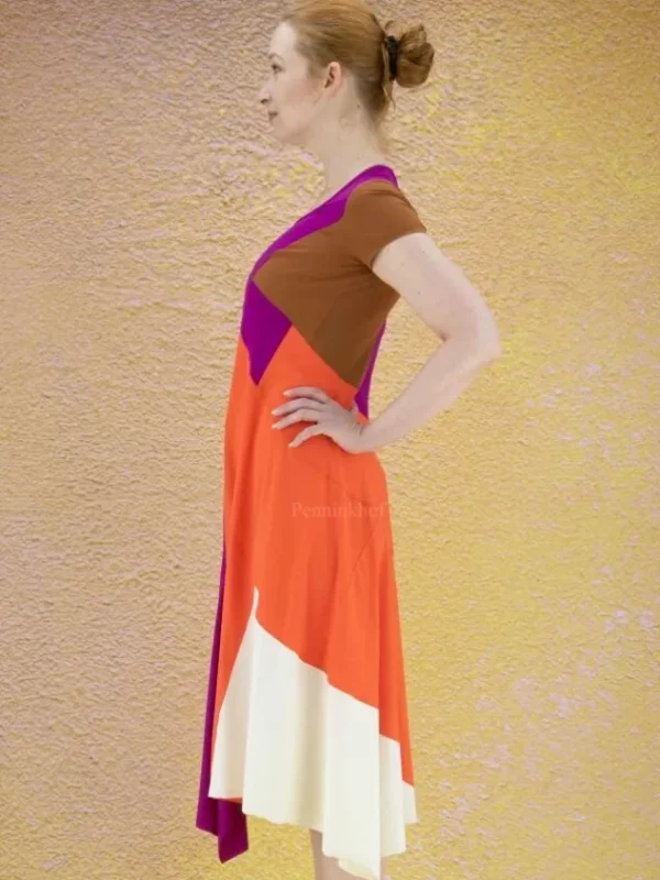 High dresses TEASE S21687 Purple