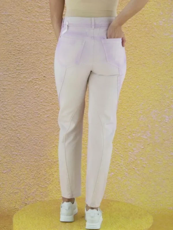 High jeans ABSCOND 702762 Pink