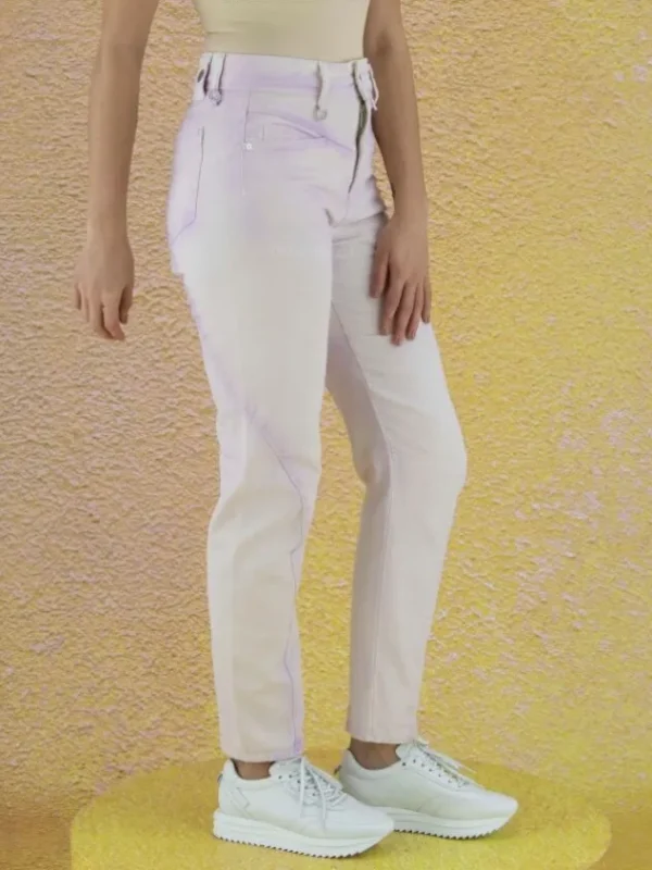 High jeans ABSCOND 702762 Pink