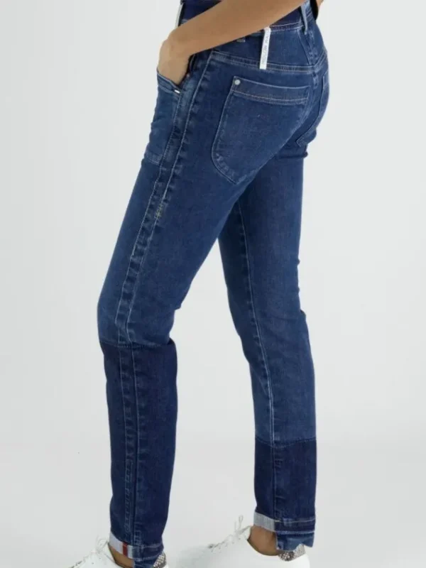 High jeans KICK OFF 702873 Blue