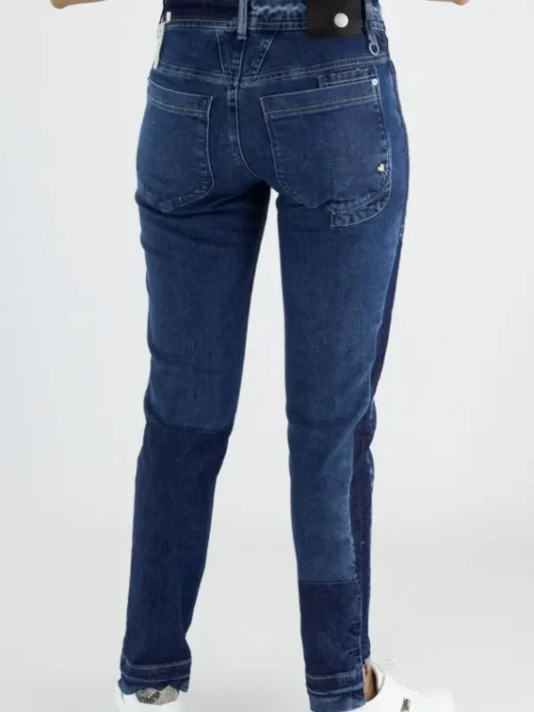 High jeans KICK OFF 702873 Blue