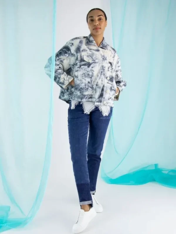 High jeans KICK OFF 702873 Blue