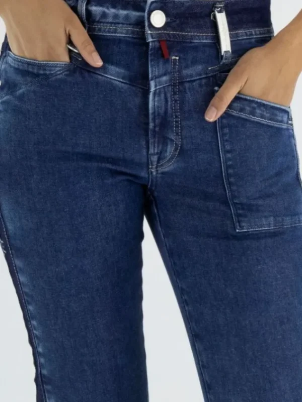 High jeans KICK OFF 702873 Blue