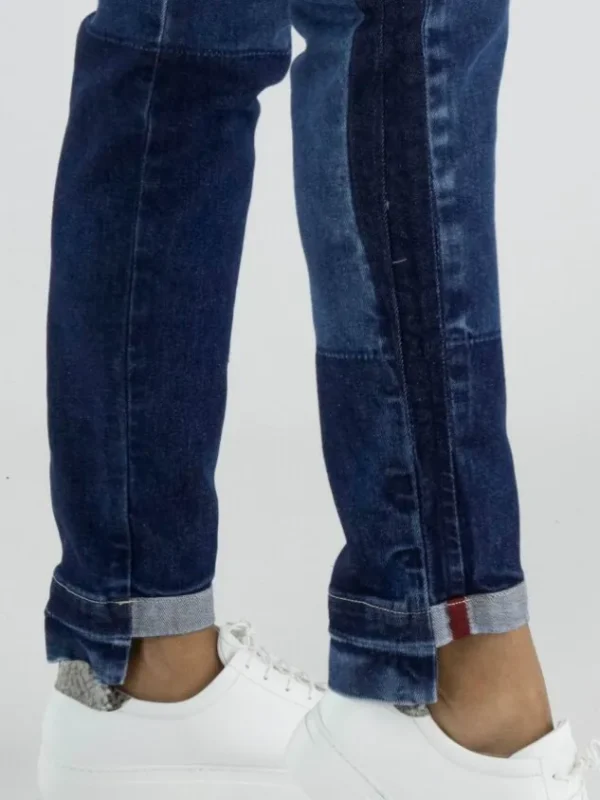 High jeans KICK OFF 702873 Blue