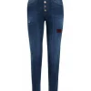 High jeans NIFTY 702608 Blue
