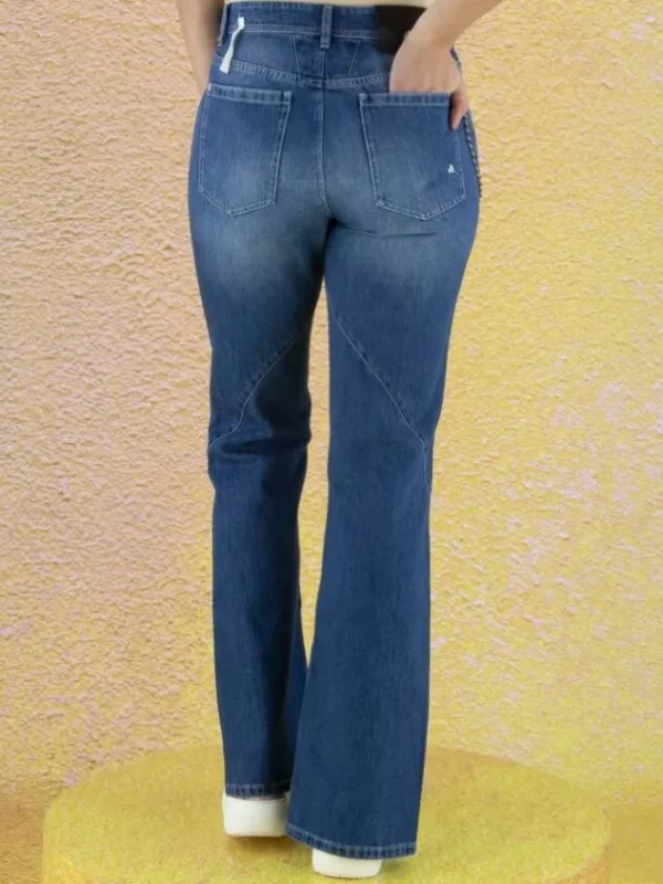 High jeans PROGRESS 702784 Blue