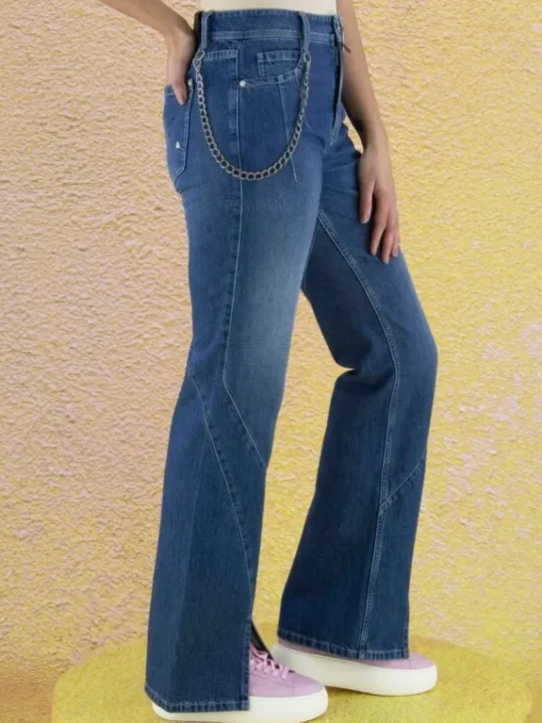 High jeans PROGRESS 702784 Blue
