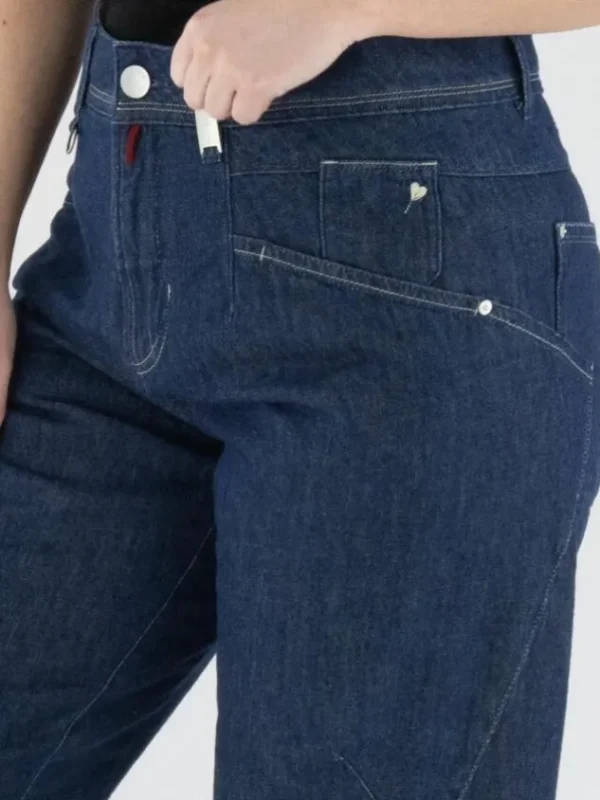 High jeans RESOUND 702960 Blue