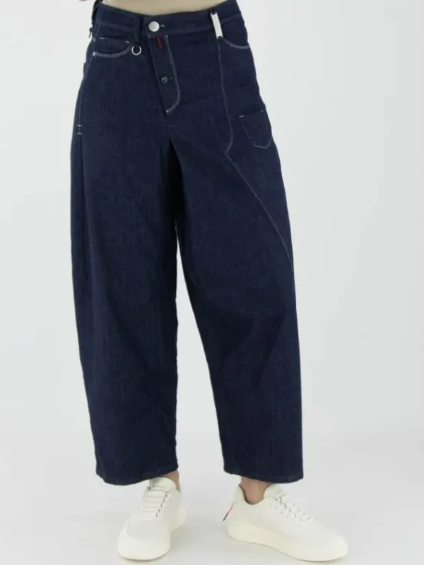 High jeans SHOW-OFF 702953 Blue