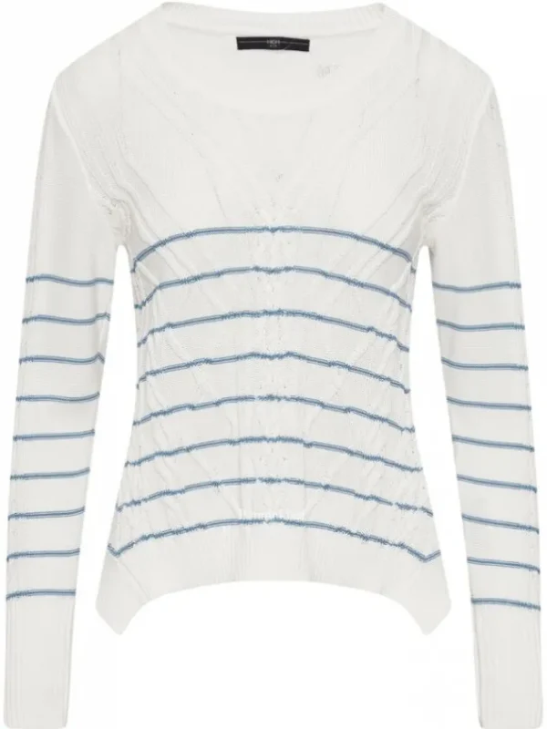 High pullovers REALIZE 751903 Cream White