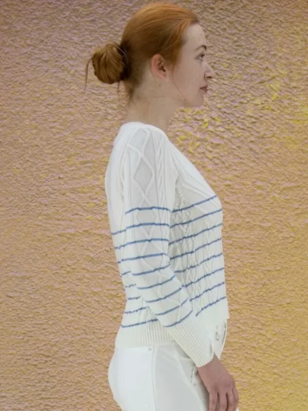 High pullovers REALIZE 751903 Cream White