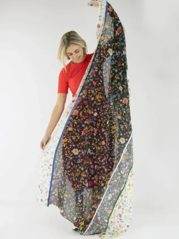 High scarves DELICATE 790995 Blue