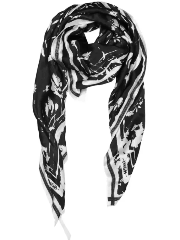 High scarves WINDING 990084 Black