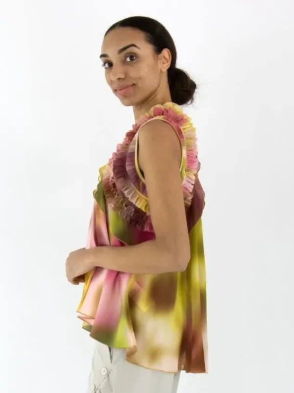 High shirts AURORA S53259 Yellow