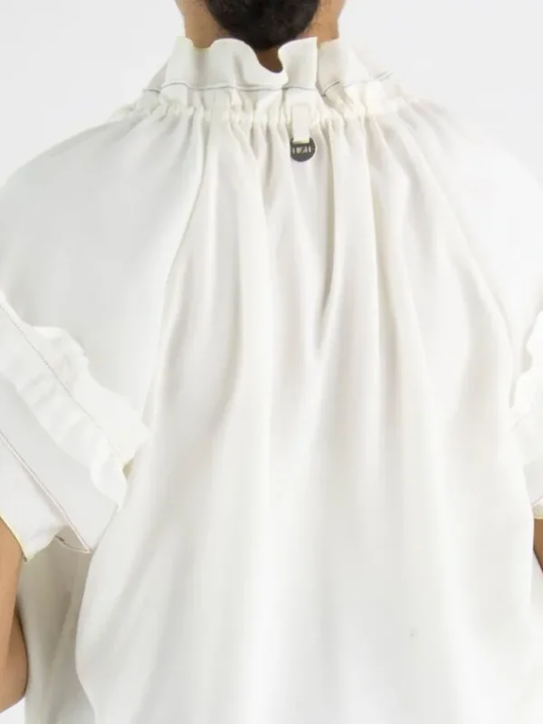 High shirts EMBRACE S52254 Cream White