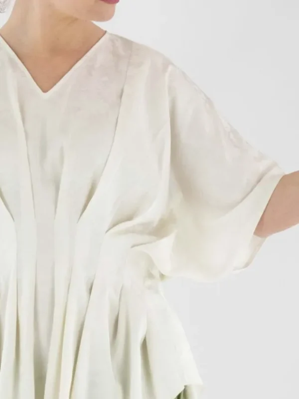 High shirts SHYNESS S52275 Cream White