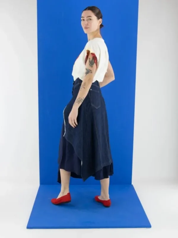 High skirts ASTONISHMENT 720457 Blue