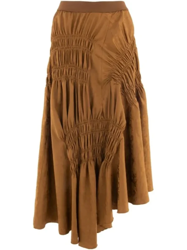 High skirts AUREOLE S20338 Cognac