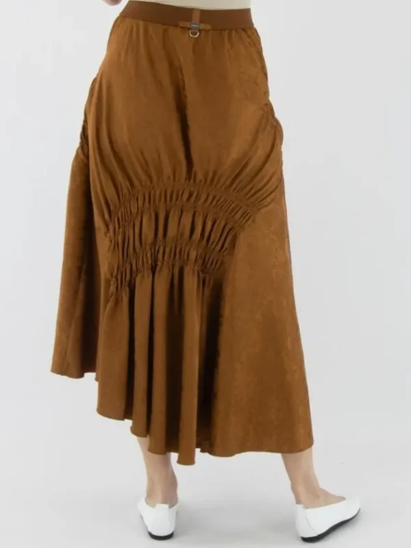 High skirts AUREOLE S20338 Cognac