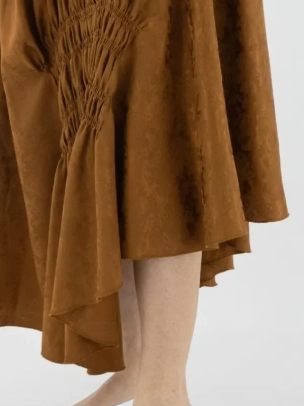 High skirts AUREOLE S20338 Cognac