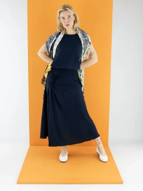 High skirts ON POINT S20339 Blue