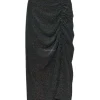 High skirts SCRUNCH UP Blue