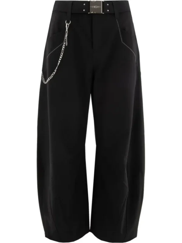 High trousers BUZZ S01807 Black
