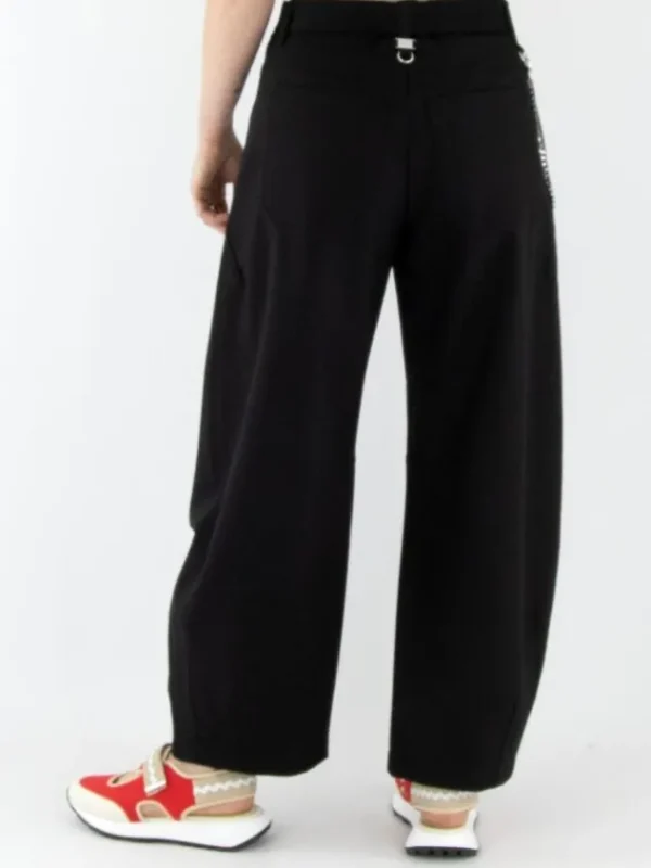 High trousers BUZZ S01807 Black