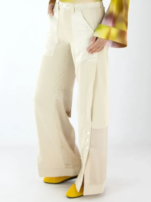 High trousers CONFIDENTIAL S01800 Beige