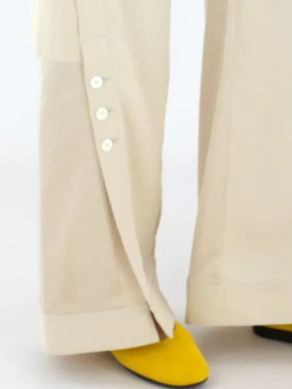 High trousers CONFIDENTIAL S01800 Beige