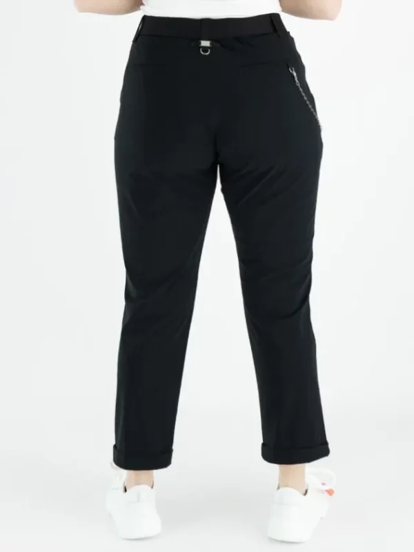 High trousers COURAGE S01772 Black