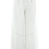 High trousers CREDIBILITY S01816 White
