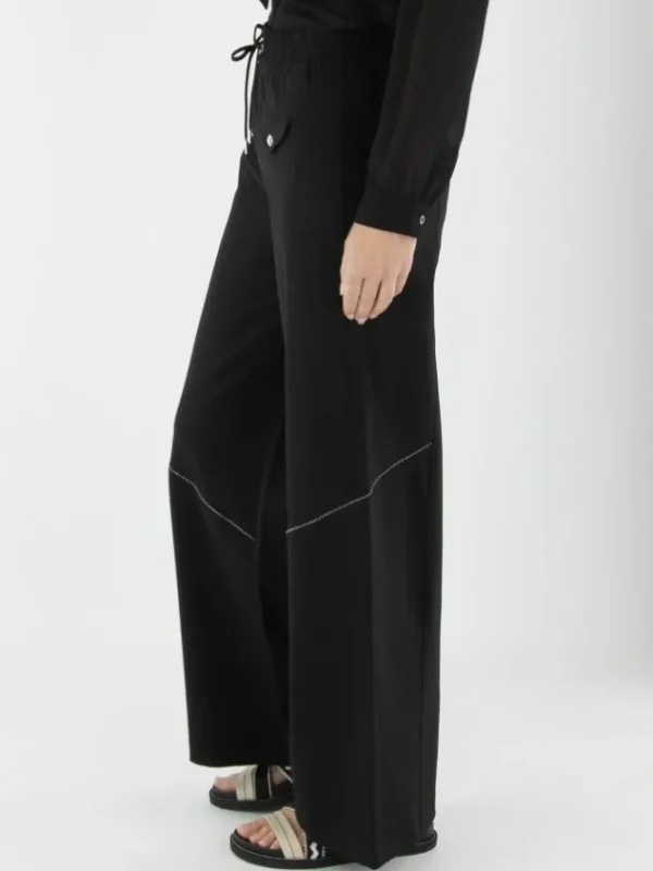 High trousers CREDIBILITY S01816 Black