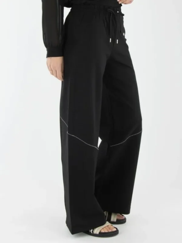 High trousers CREDIBILITY S01816 Black