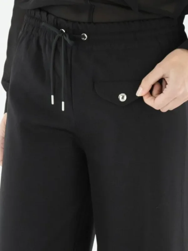 High trousers CREDIBILITY S01816 Black