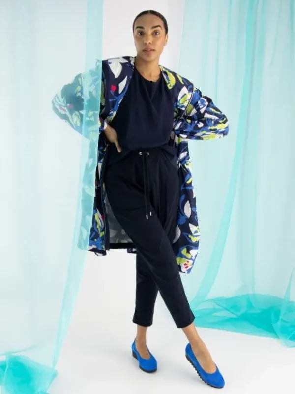 High trousers EAGER S01757 Blue