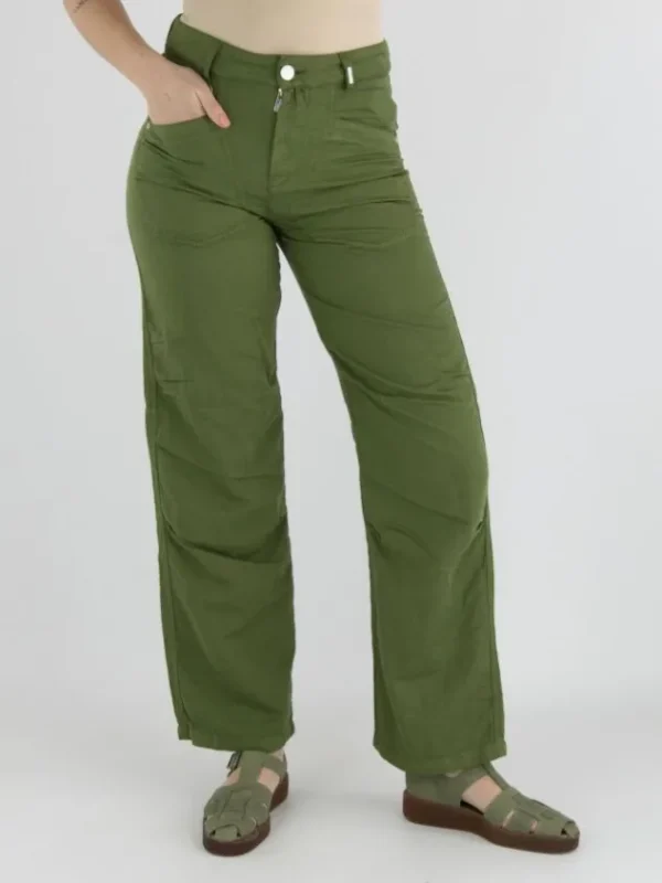 High trousers EQUALIZE 702874 Green