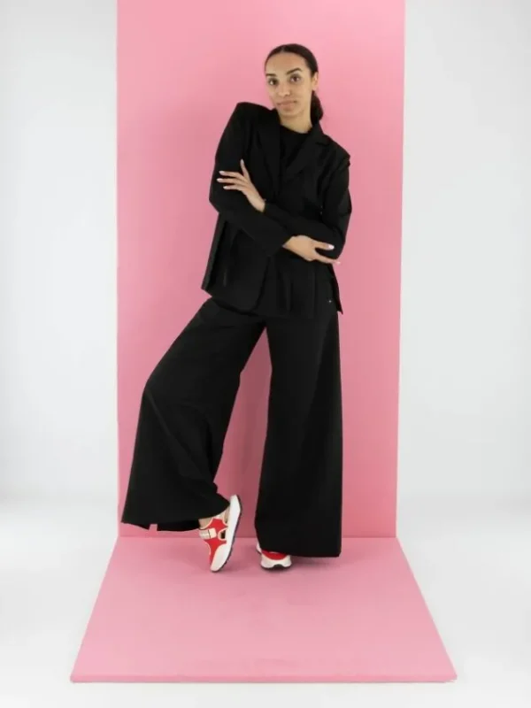 High trousers EXPERT S01810 Black