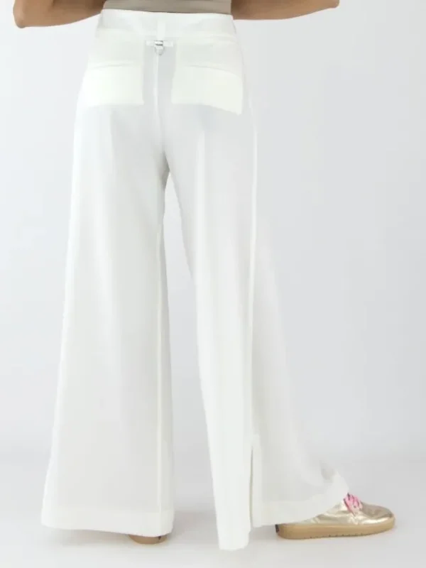 High trousers EXPERT S01810 Cream White